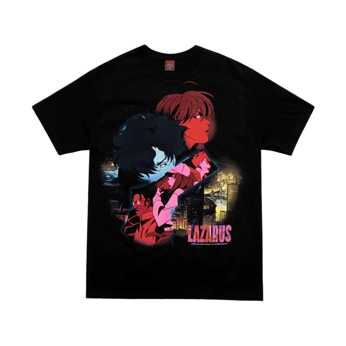 긱스 룰 x 라자루스 15 실크스크린 프린팅 티셔츠 블랙(Geeks Rule x Lazarus 15 Silkscreen Printing T-Shirt Black)