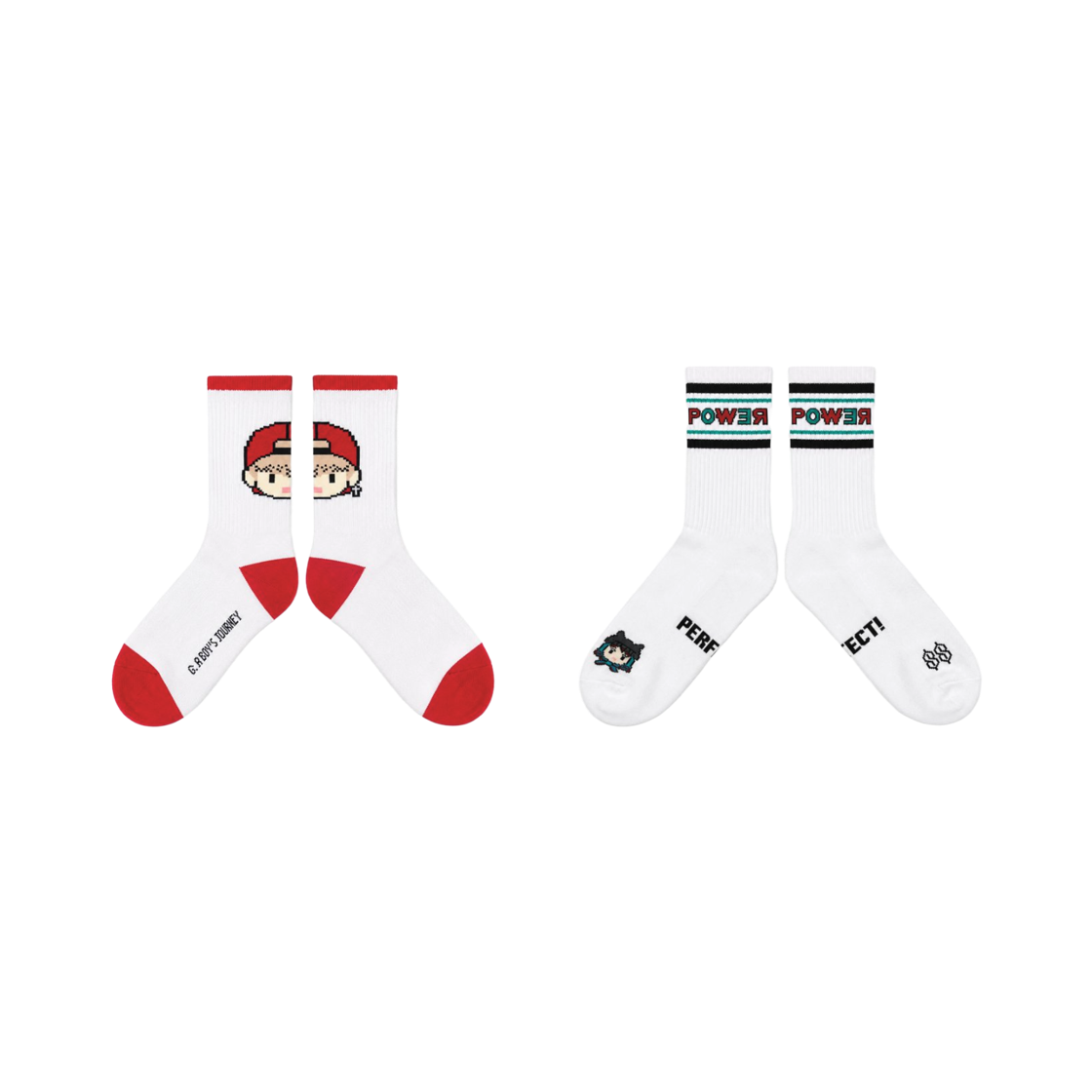 - G-DRAGON x Fam Pop-Up G:A Boy's Journey Socks Set Multi