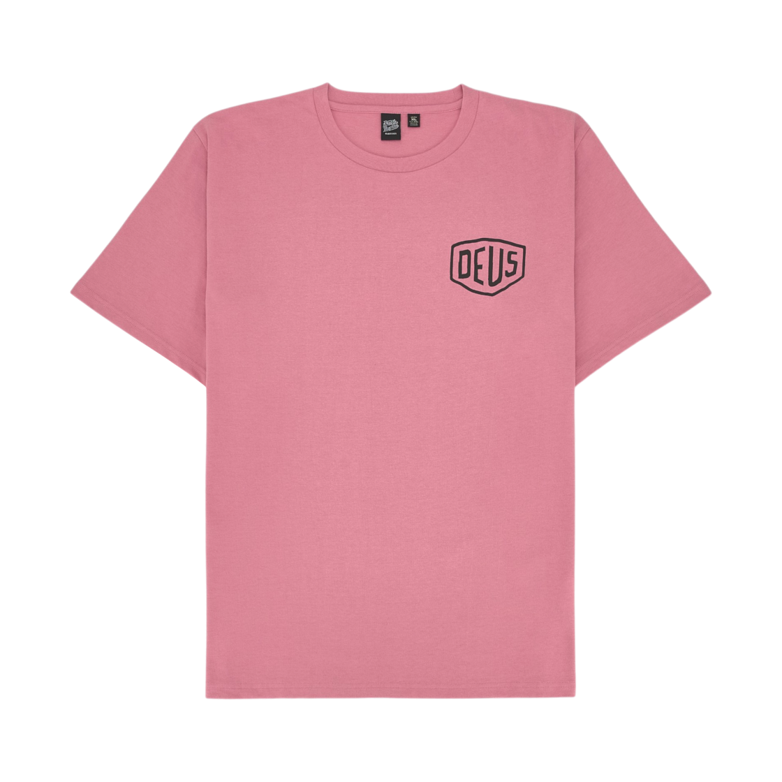 데우스 엑스 마키나 도쿄 컬리지 어드레스 티셔츠 핑크(Deus Ex Machina Tokyo College Address T-Shirt Pink) - 2