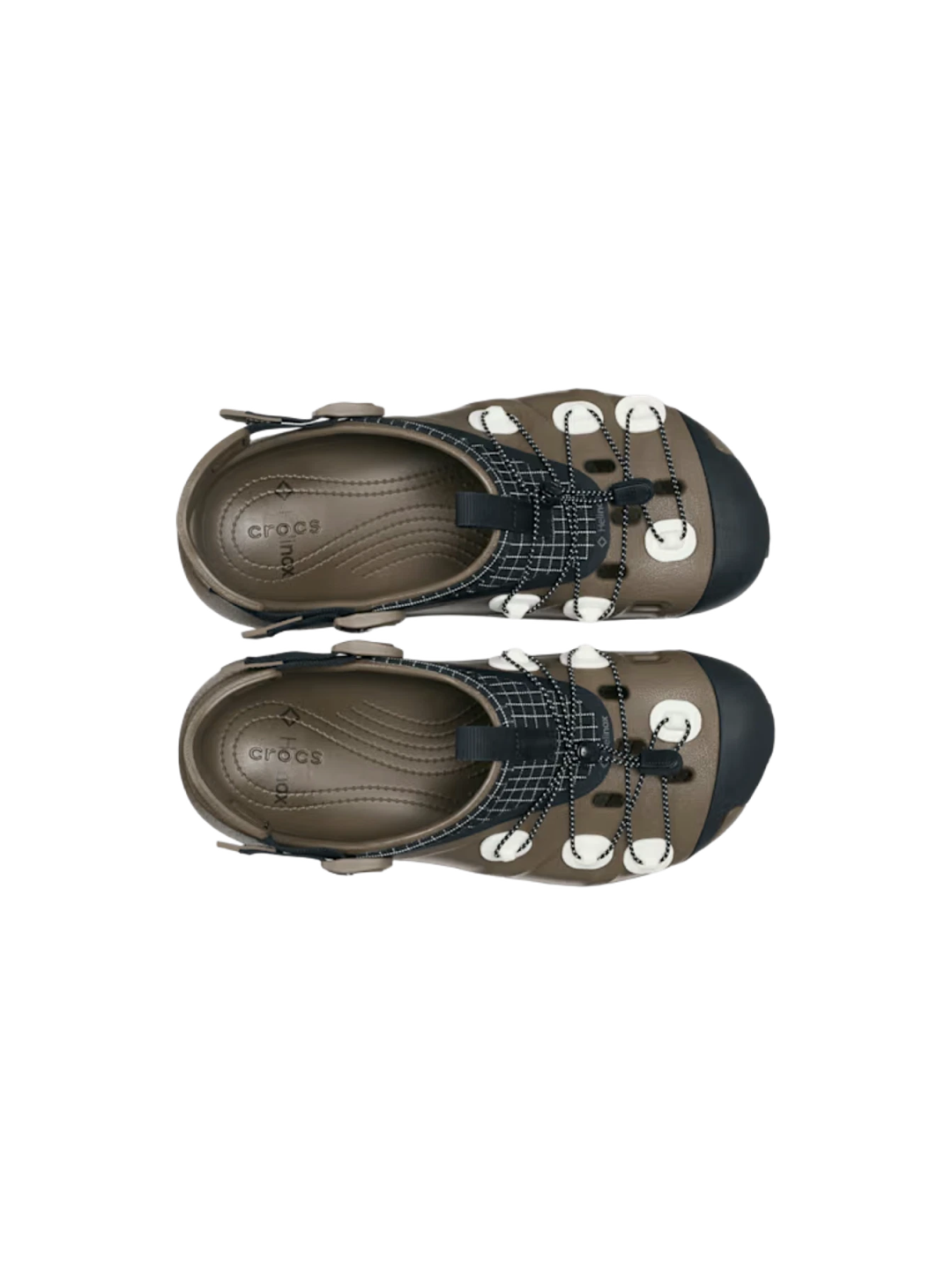 Crocs x Helinox Quick Trail Clog Black 착용 스타일 - 3