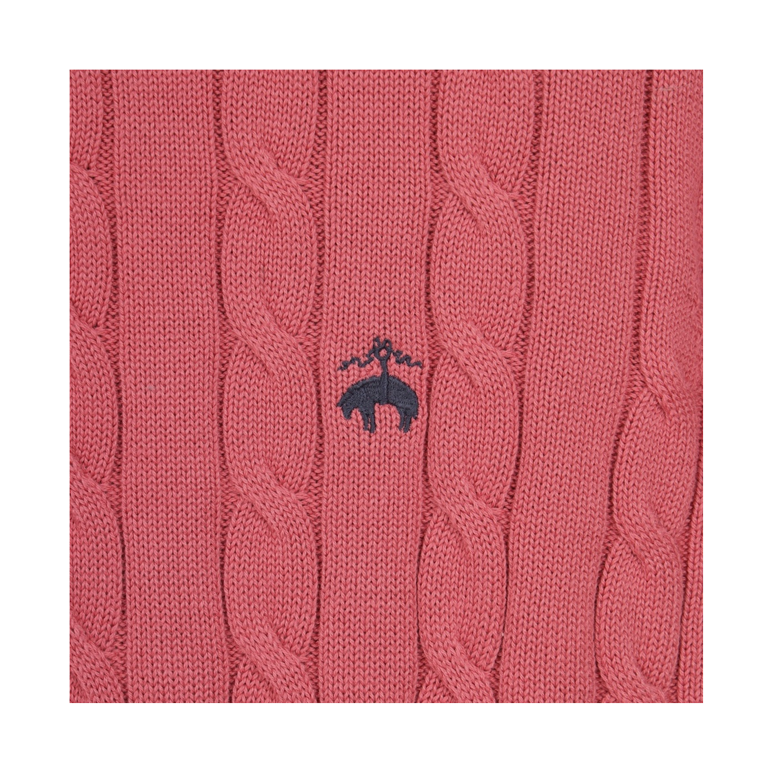 브룩스브라더스 케이블 반집업 스웨터 핑크(BrooksBrothers Cable Half Zip Sweater Pink) - 4