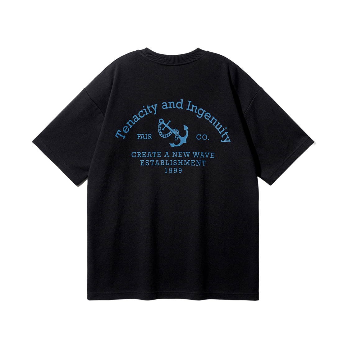 SJST1468_black_29 FP142 Double cotton tenacity half sleev t-shirts black SJST1468