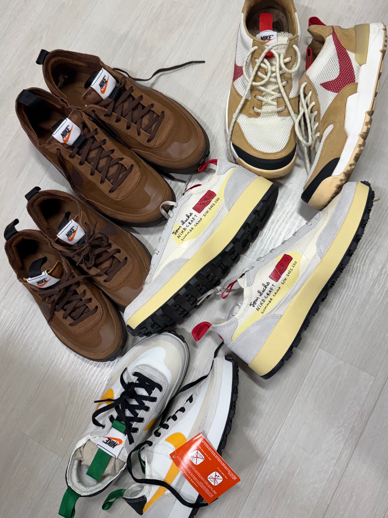 Nike x Tom Sachs General Purpose Shoe Grey Yellow 착용 스타일