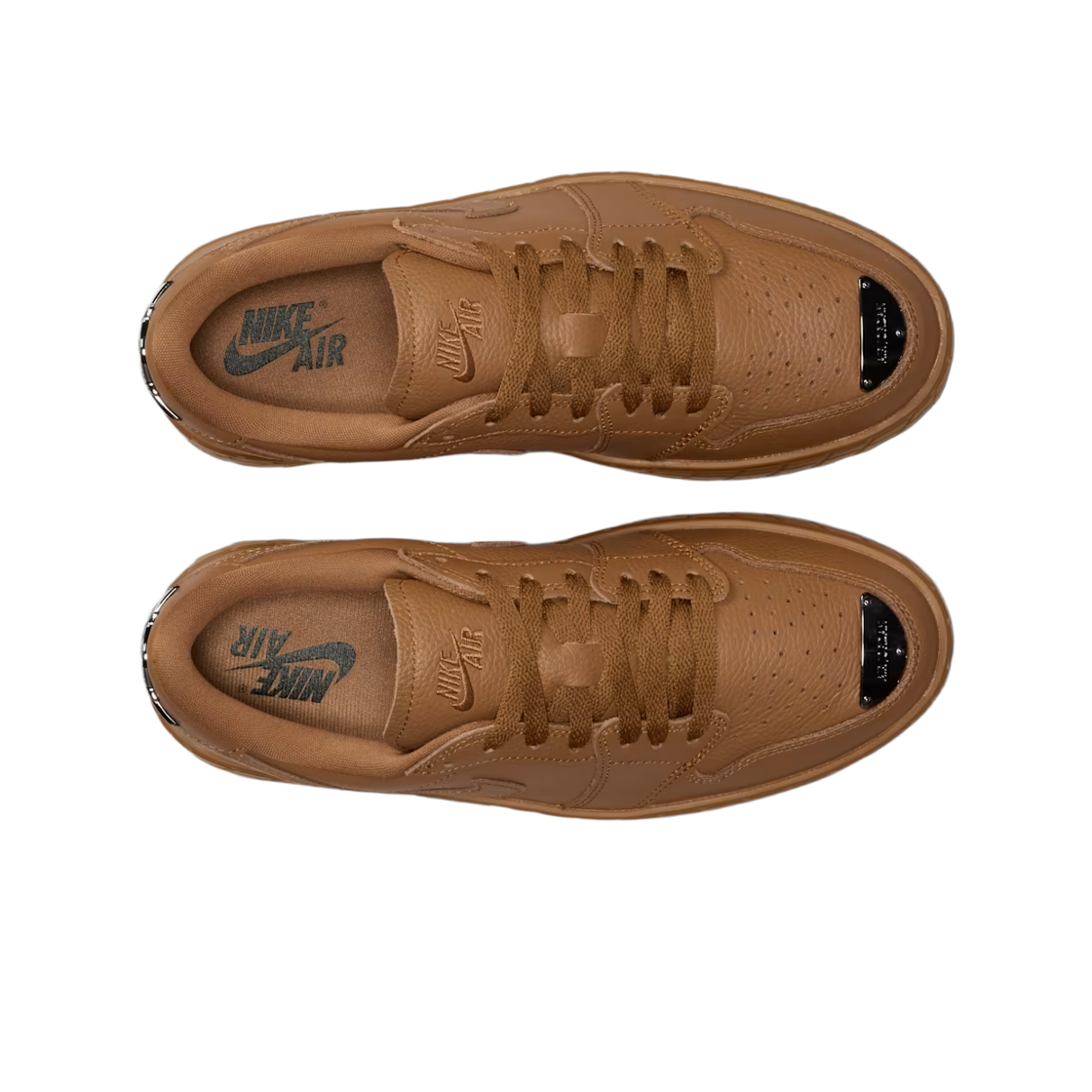 (W) 조던 1 브루클린 로우 라이트 브리티시 탄 블랙((W) Jordan 1 Brooklyn Low Light British Tan Black) - 2