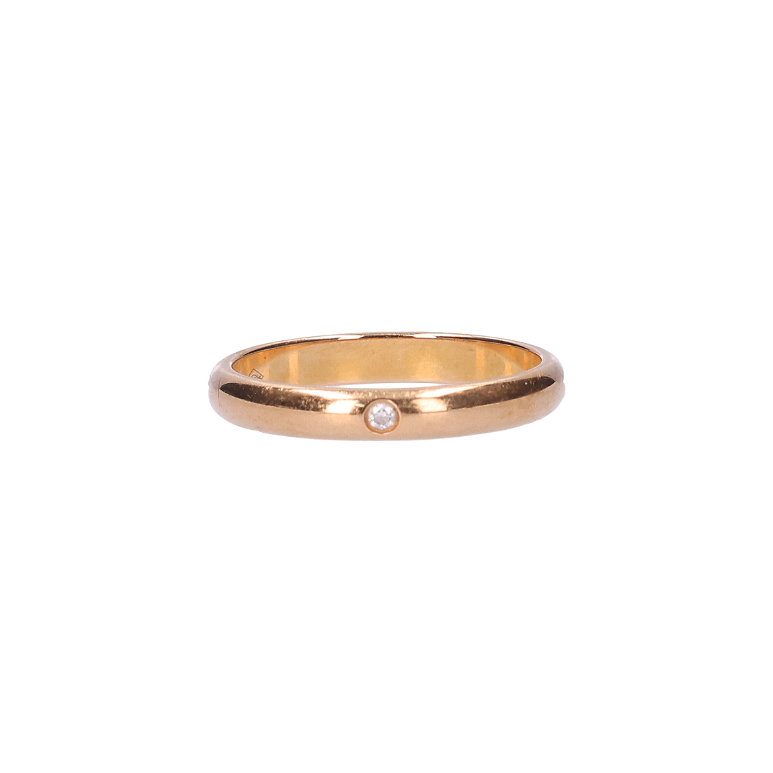ITLMBFKBVCCD Cartier 1895 Wedding Band in 18K Pink Gold & Diamond