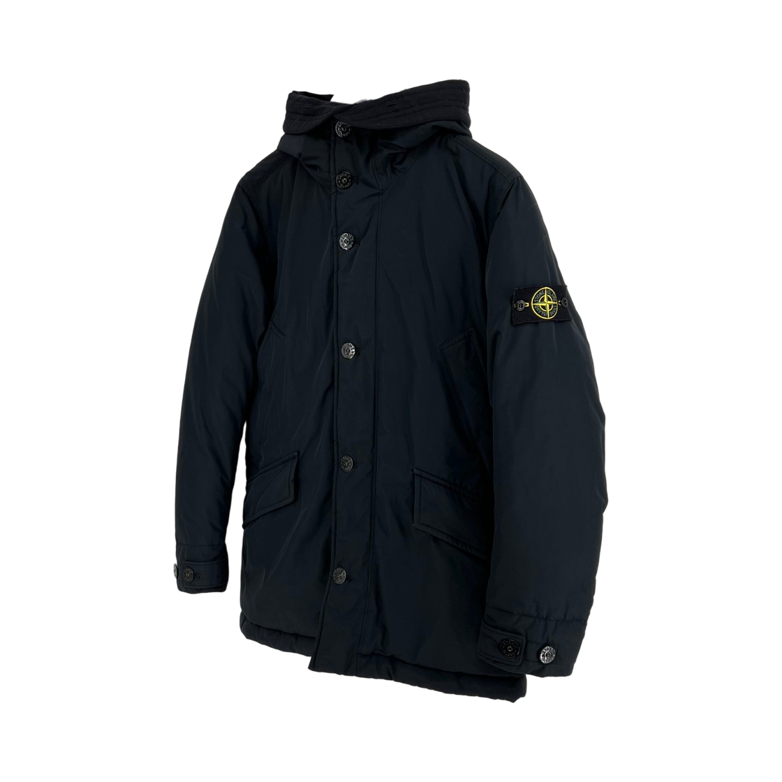 스톤아일랜드 코요테 퍼 롱패딩 네이비(Stone Island Coyote Fur Long Puffer Jacket Navy)