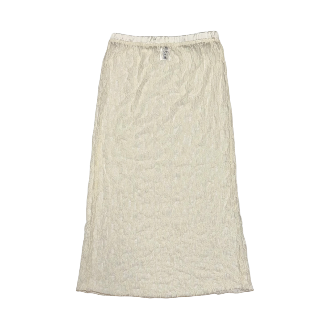 게이트리스 자가드 레이스 스커트-아이보리(Gateless Jacquard Lace Skirt-Ivory)