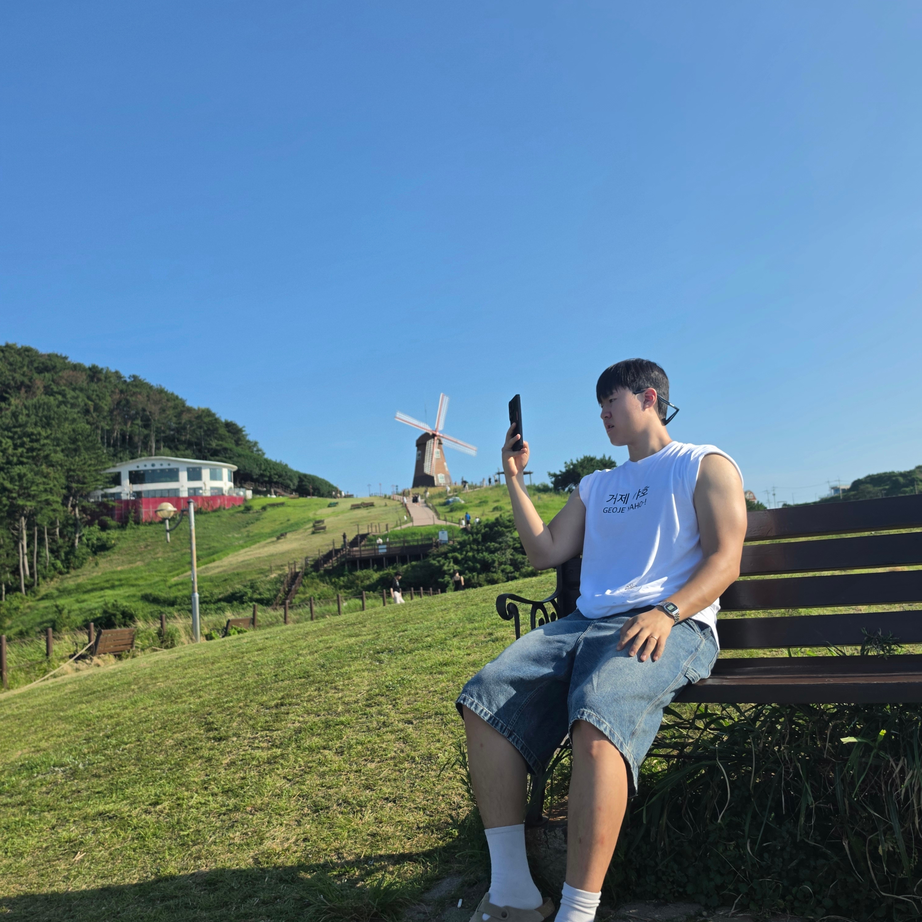 [KREAM 단독] RESCENE x Kims Fruits GEOJE YAHO-!, Casio A-158WA-1 착용 스타일 - 5