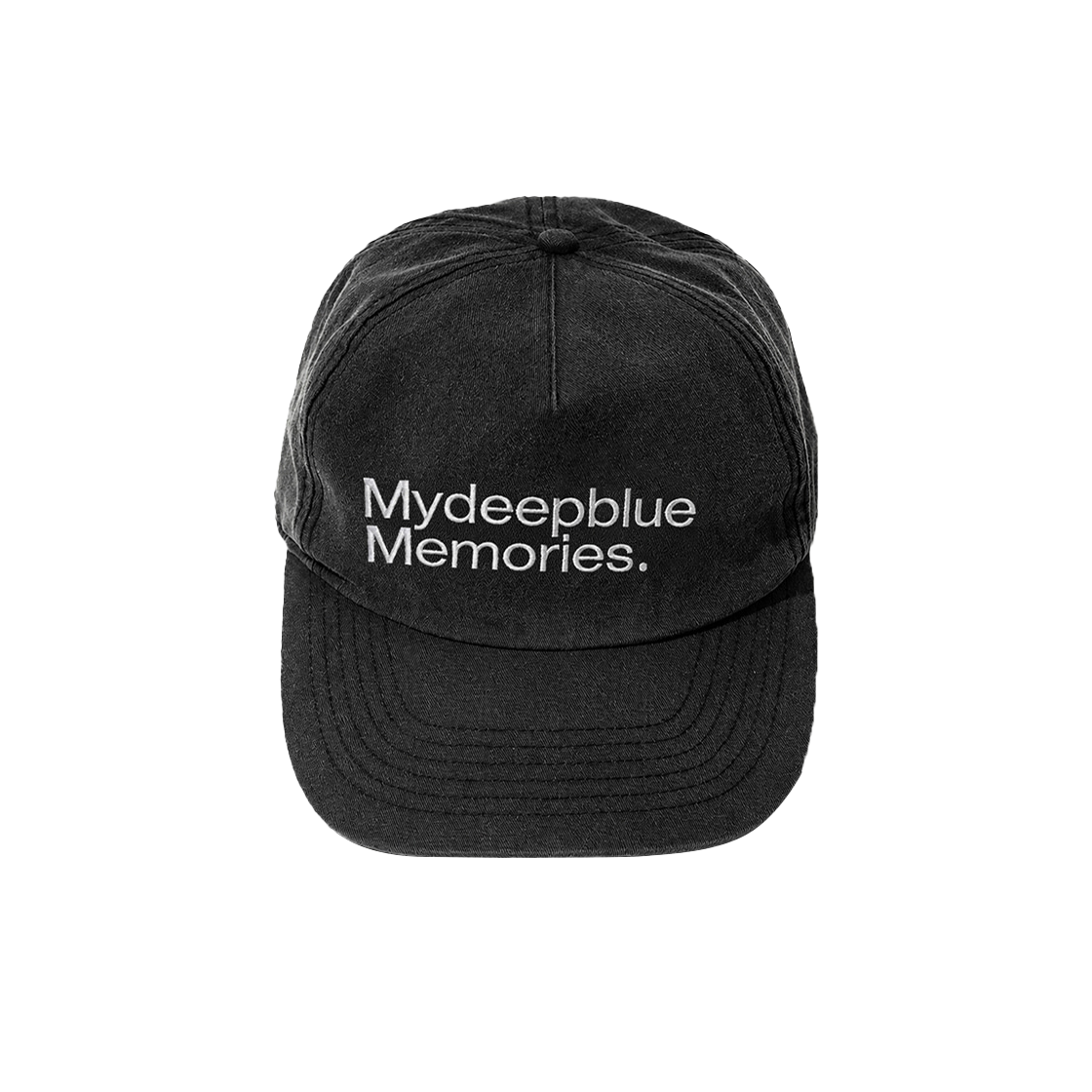 마이딥블루메모리즈 5패널 텍스트 캡 블랙(MydeepblueMemories 5 PanelMm My Text Cap Black) - 1
