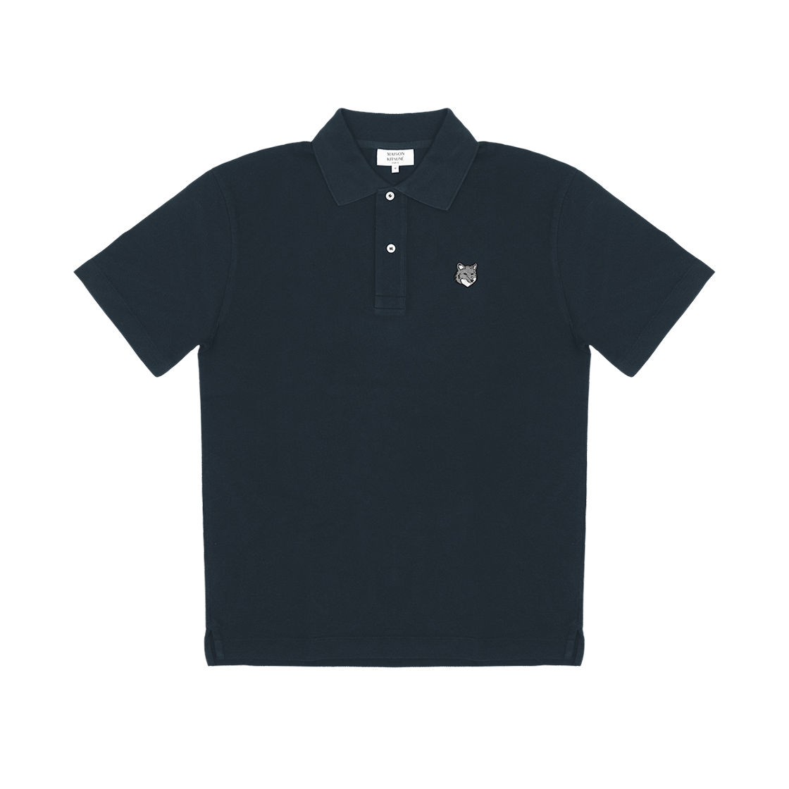 [25% 쿠폰] 메종 키츠네 폭스 헤드 컴포트 폴로 클래식 네이비([25% 쿠폰] Maison Kitsune Fox Head Comfort Polo Classic Navy)