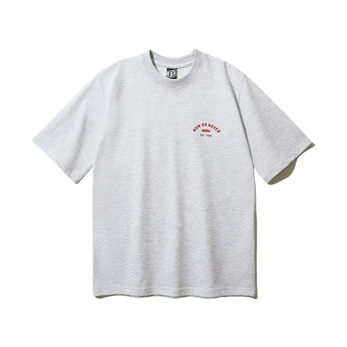 KYST1363_whiteoatmeal_29 FP142 Now never double cotton t-shirt whiteoatmeal KYST1363