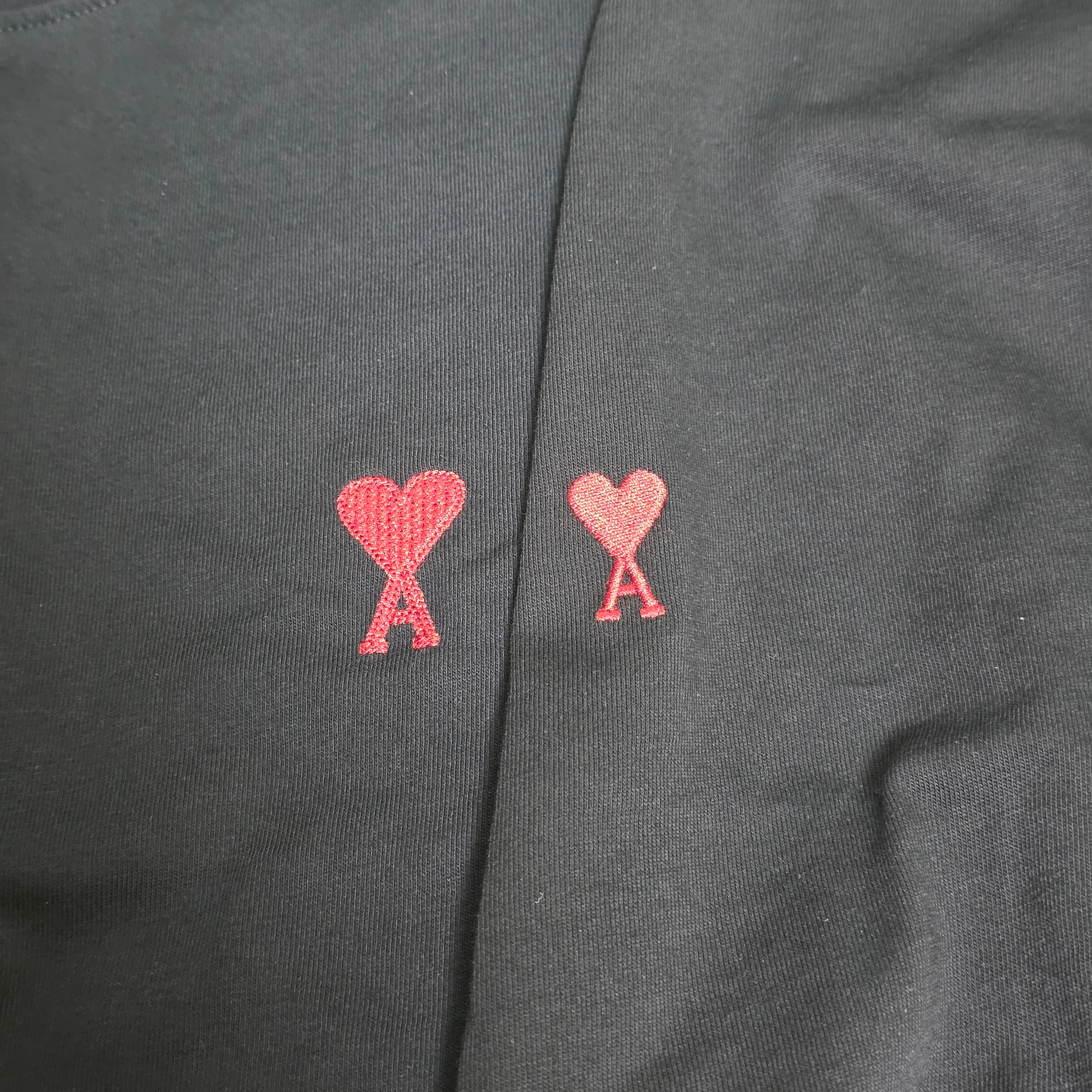AMI de Coeur T-Shirt Black 착용 스타일