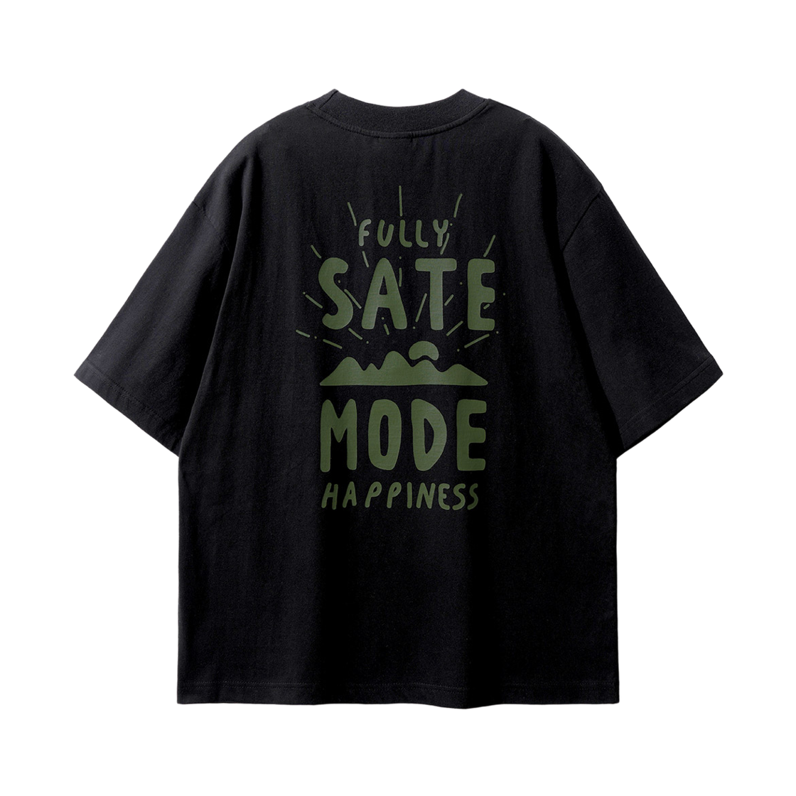 YKST1398_black_29 FP142 New wave Satemode half sleeve t-shirts black YKST1398