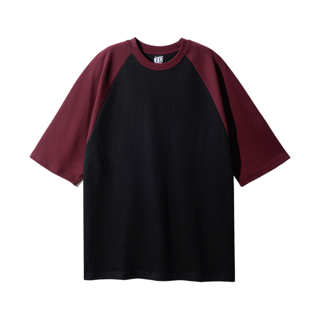 SJST1456_black_29 FP142 Double cotton raglan half sleeve t-shirts black SJST1456