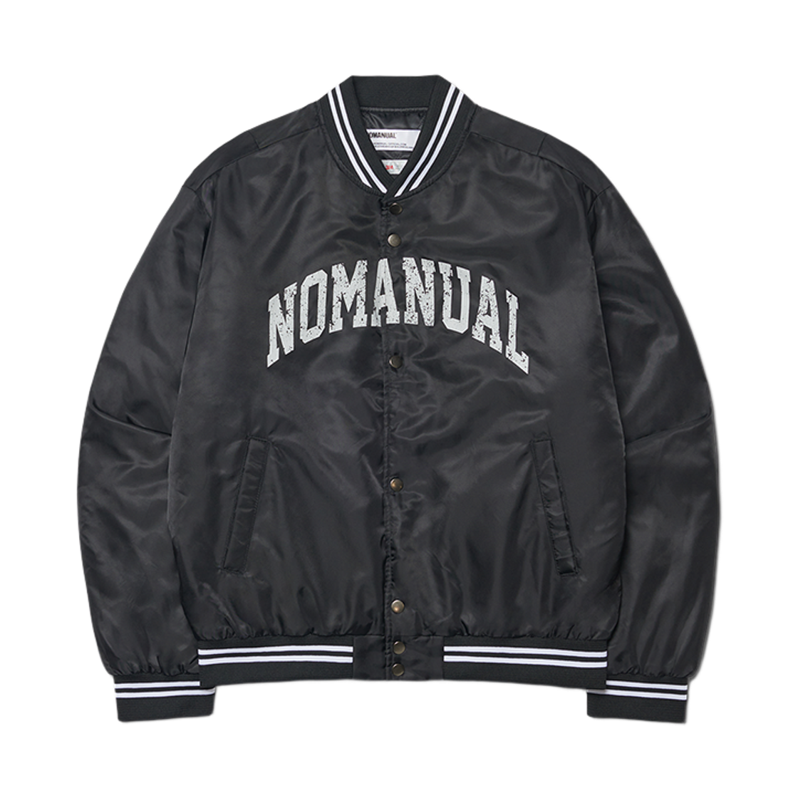 NMWF52JP09BLK NOMANUAL C.A Thinsulate Stadium Jacket Black