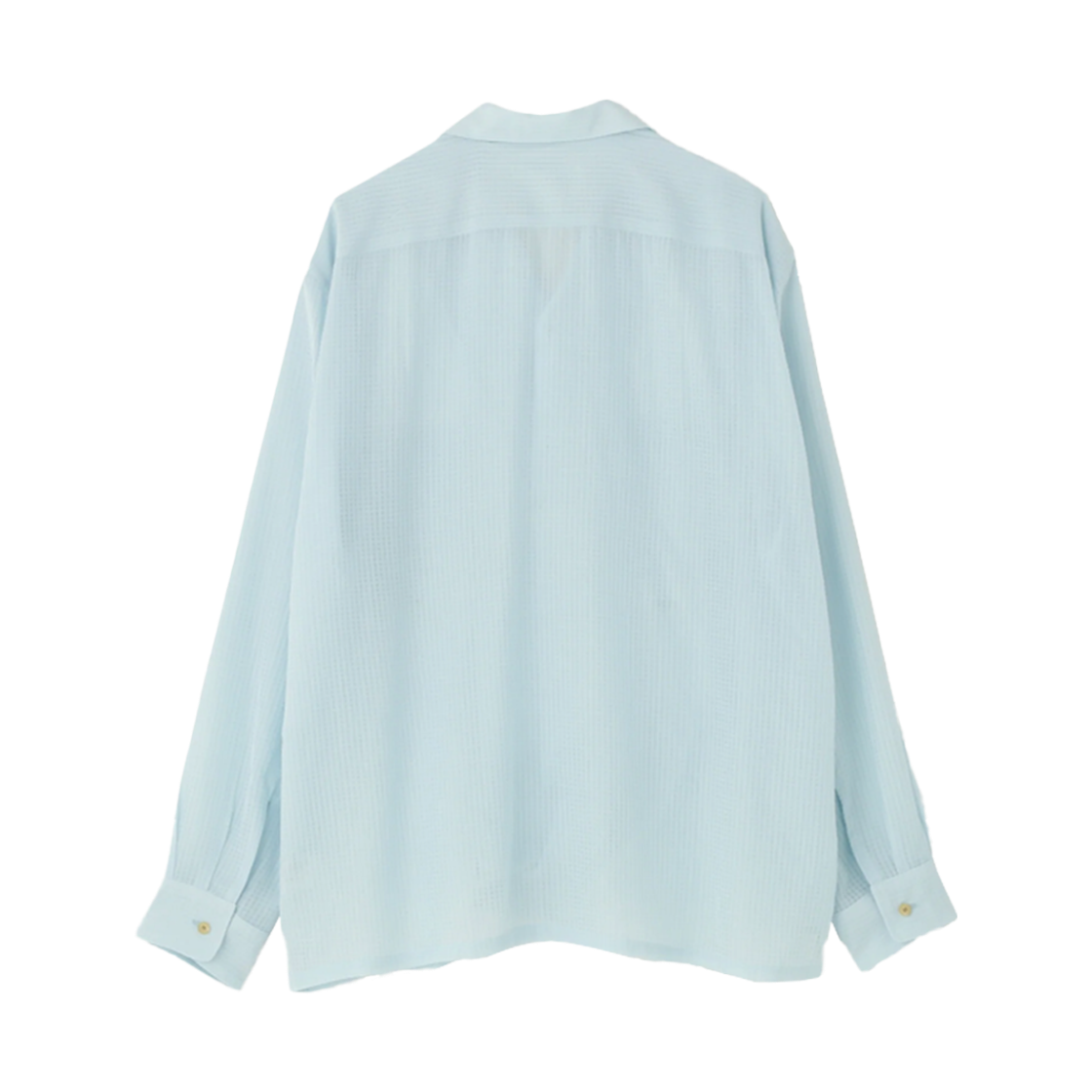 세븐 바이 세븐 시어 오픈 칼라 셔츠 블루 - 26FW(Seven By Seven Sheer Open Collar Shirts L/S Blue - 26FW) - 2