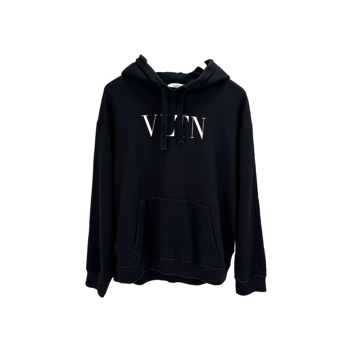 ITKAOVK93C7G Valentino Logo Hoodie Black