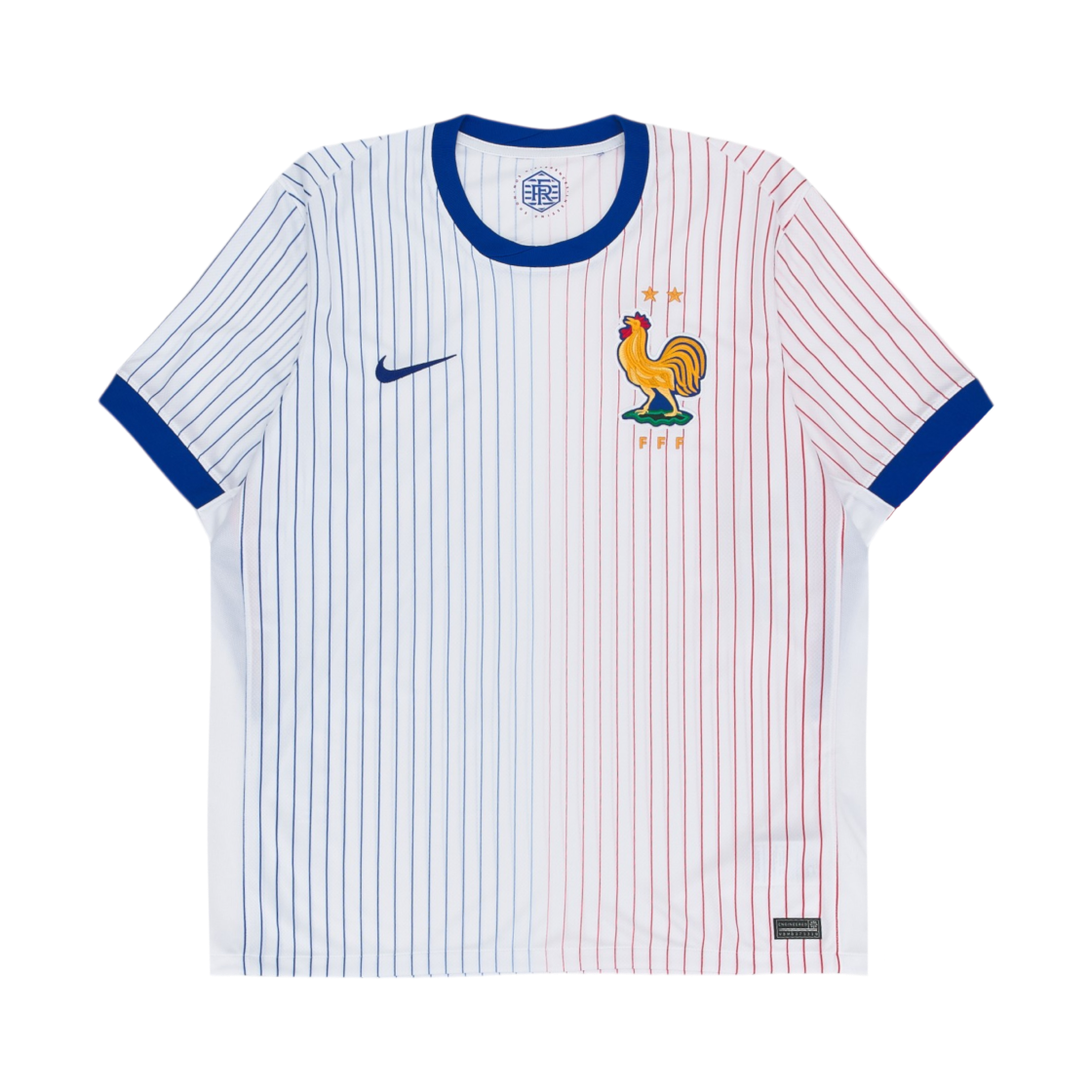 FJ4273-100 Nike France 2024/25 Dri-Fit Stadium Away Replica Jersey White (Non Marking Ver.)