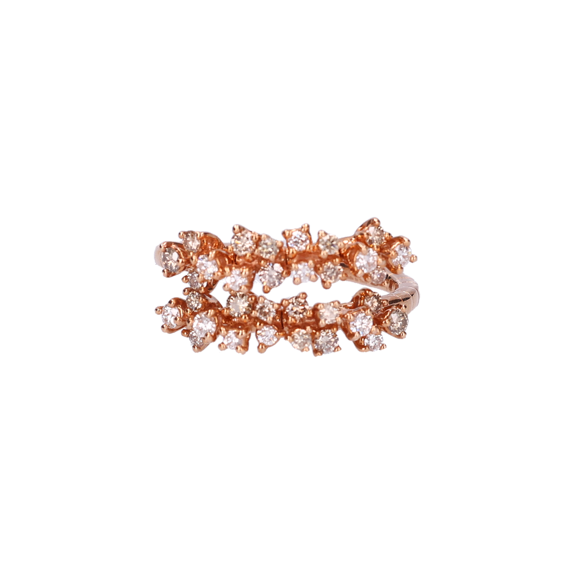 ITF5FDJNII9C Damiani Mimosa Ring in 18K Rose Gold