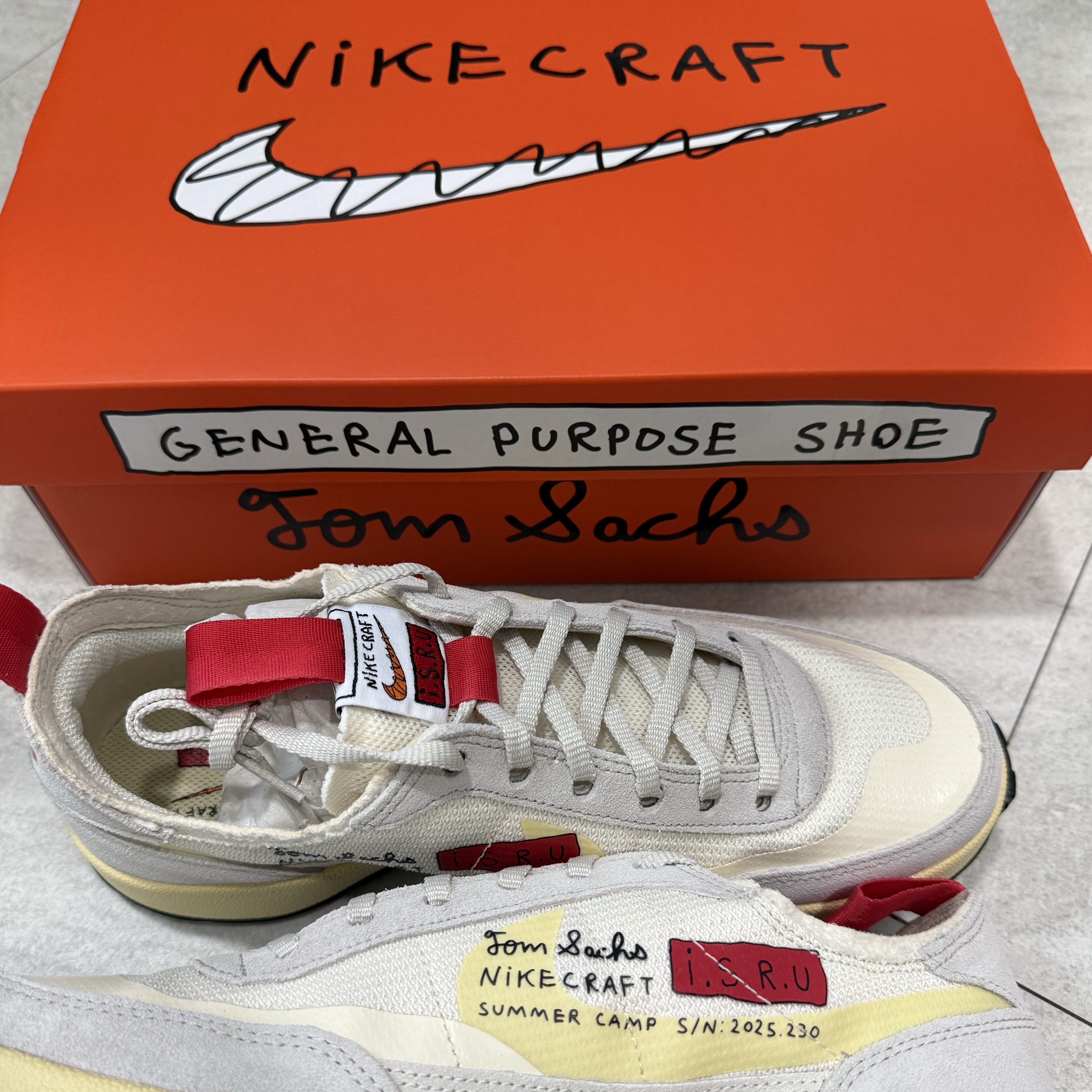 Nike x Tom Sachs General Purpose Shoe Grey Yellow 착용 스타일