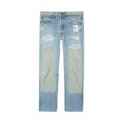 Satisfy x Levi's Re‑Possessed 501 Climb Jeans Aged Blue