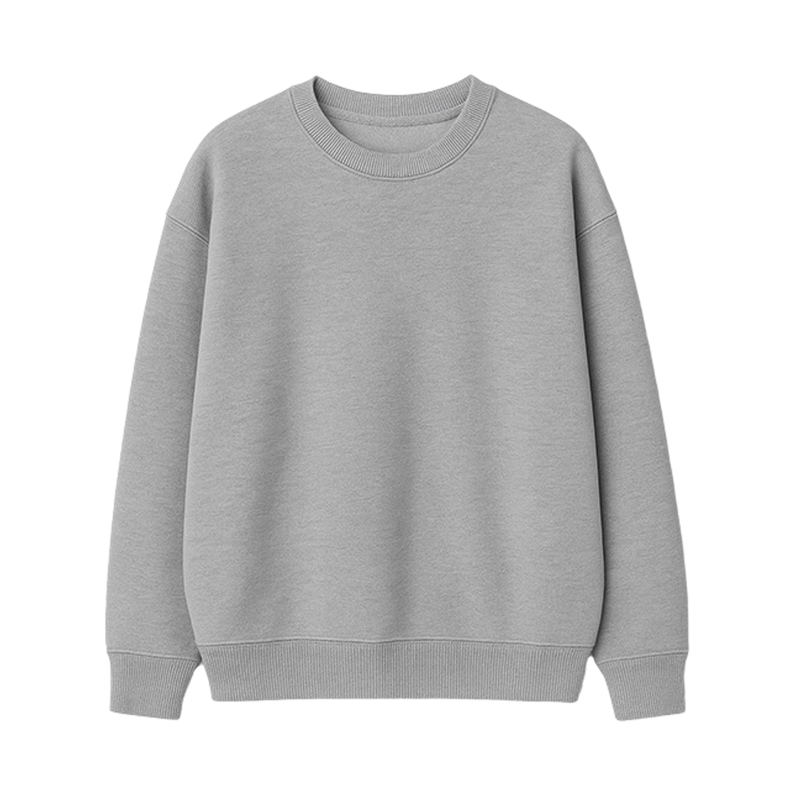 GCIN7300-메란지 GCLIP Essential Crewneck Oversized Sweat Sweatshirt T-Shirt Melange