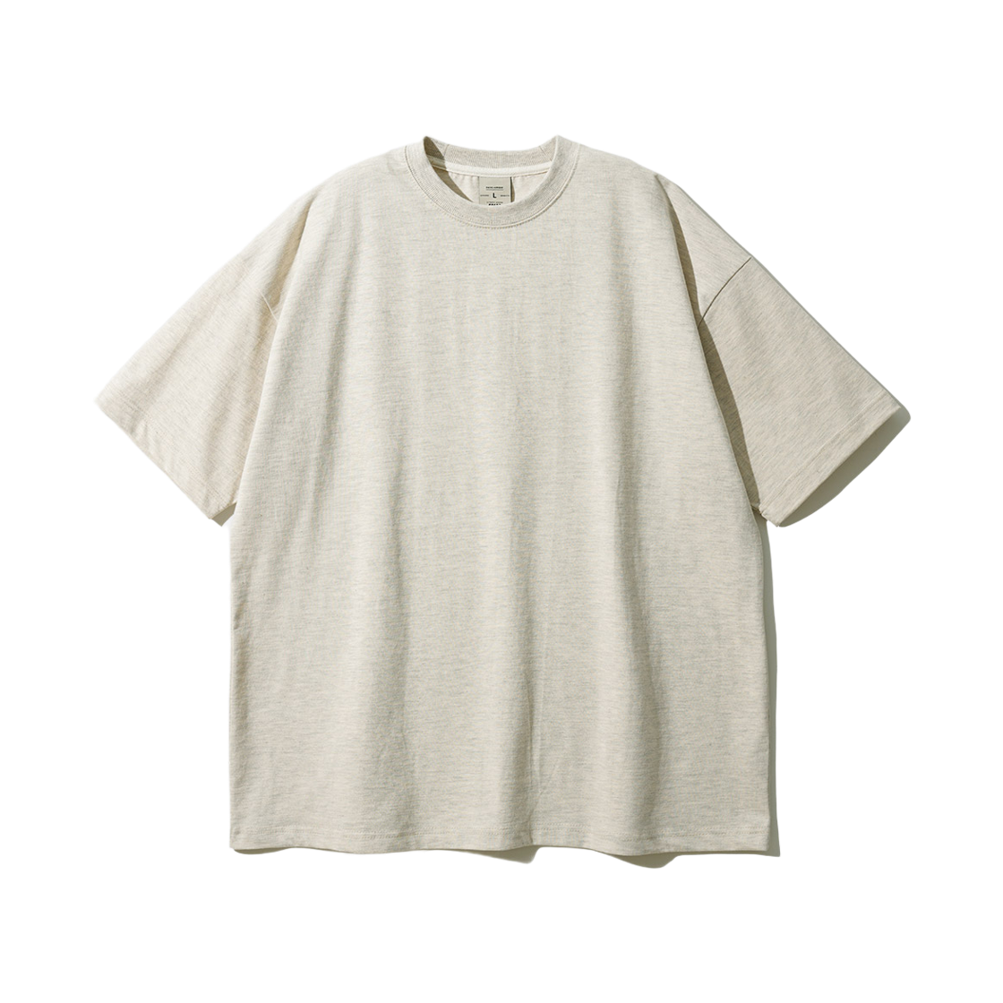 SJST1408_oatmeal_29 FP142 Flow crewneck half sleeve t-shirts oatmeal SJST1408