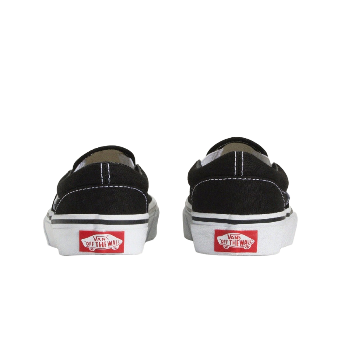 (키즈) 반스 클래식 슬립온 블랙 트루 화이트((Kids) Vans Classic Slip-On Black True White) - 2