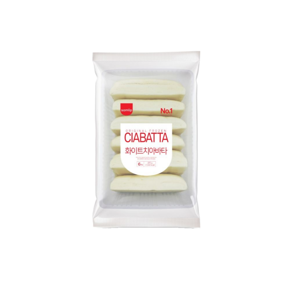 삼립 화이트치아바타 420g 3봉 (18개입)(Samlip White Ciabatta 420g, 3 packs (18 pieces))