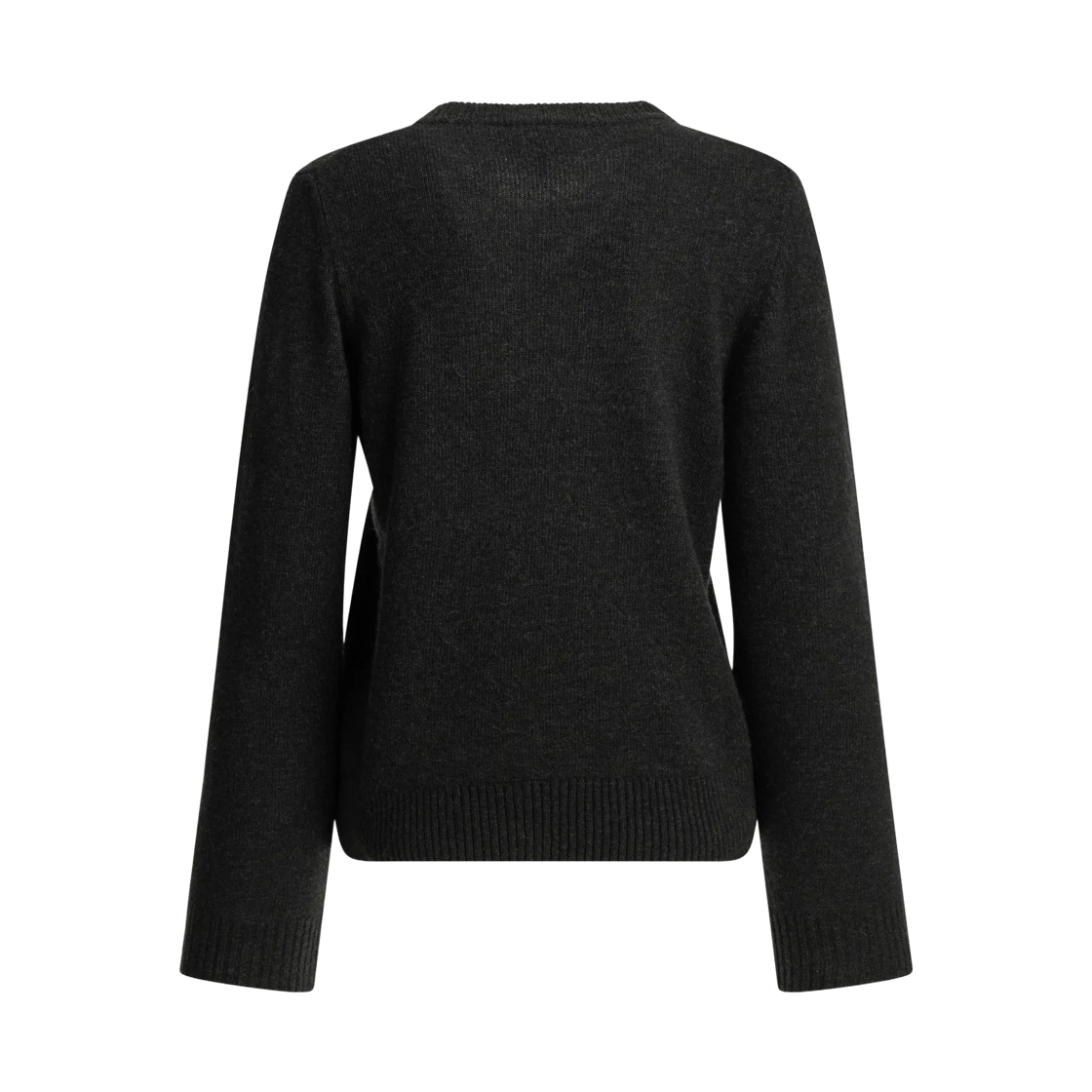 (W) 가니 테디 자카드 니트 스웨터 팬텀((W) Ganni Teddy Jacquard Knitted Sweater Phantom) - 2