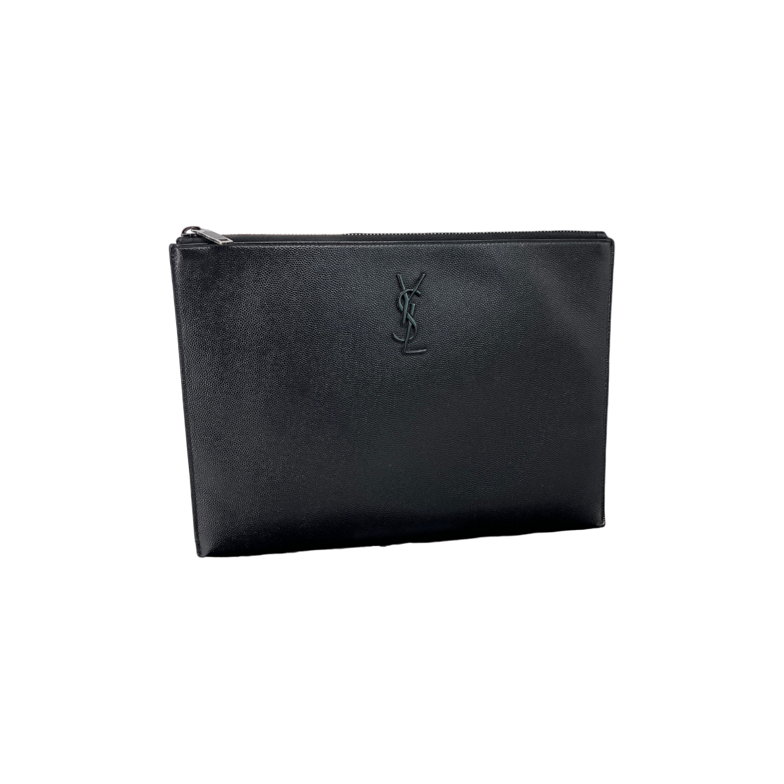ITLM666LBNPR Saint Laurent Monogram Clutch Bag Black 453249