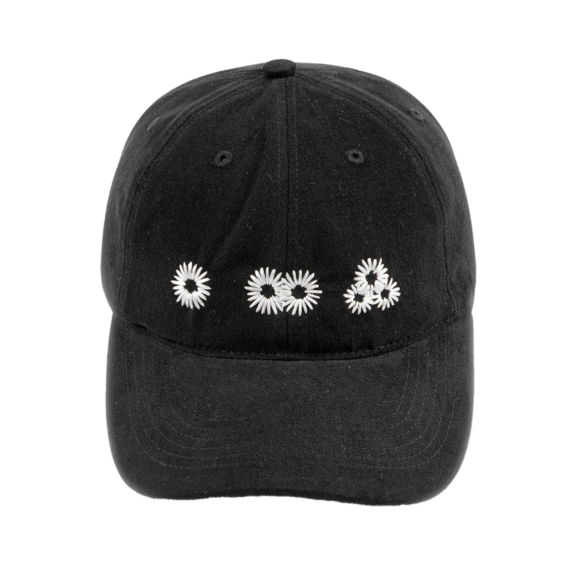 26072901 MydeepblueMemories Newvy Logo Peach Ball Cap Black
