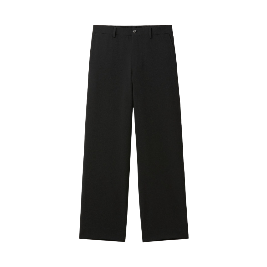 커스텀멜로우 루즈 핏 시어서커 팬츠 블랙(Customellow Loose Fit Seersucker Pants Black)