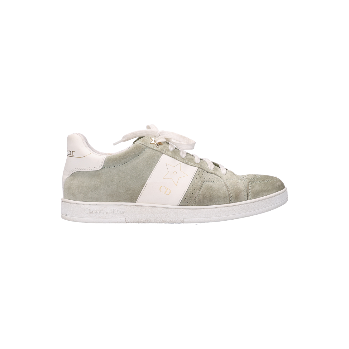 ITK2NB6VHMCP Dior KCK399UKG Star Sneakers Pastel Peyote Suede Green White