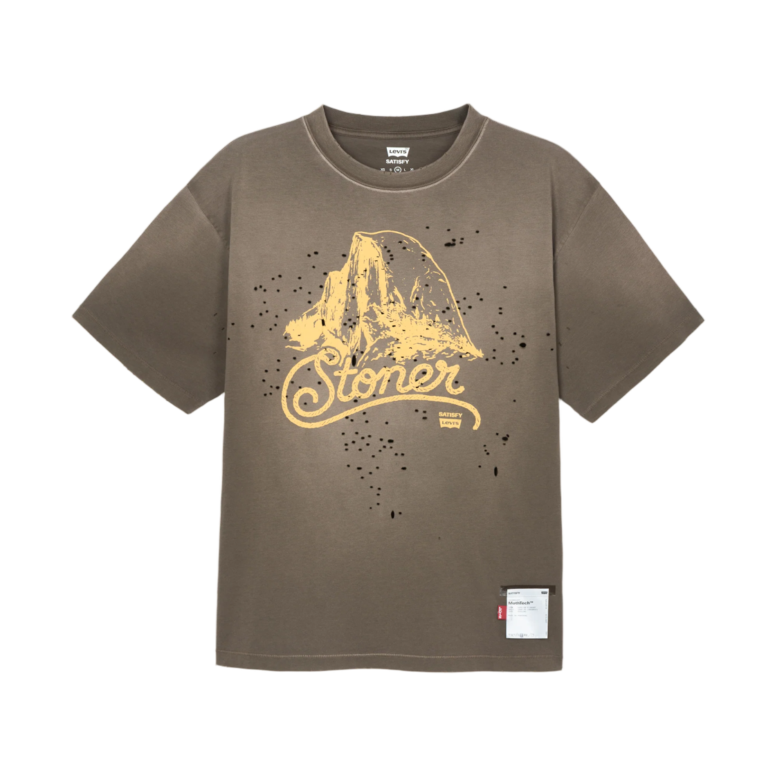 새티스파이 x 리바이스 모스테크 티셔츠 에이지드 델리시오소(Satisfy x Levi's MothTech T‑Shirt Aged Delicioso) - 1