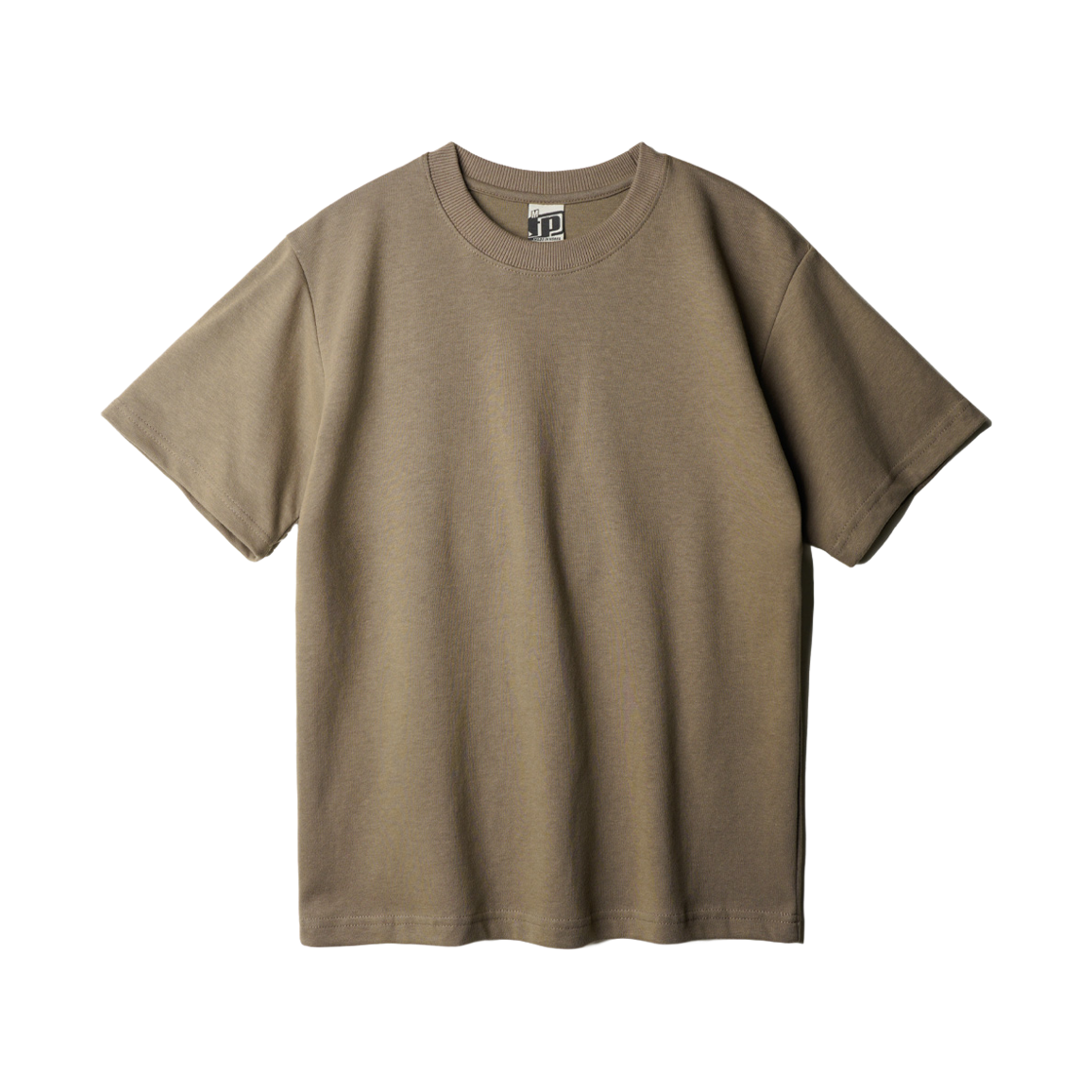 KHST1524_darkbeige_k FP142 Regular Double Cotton Muji Short Sleeve Darkbeige KHST1524