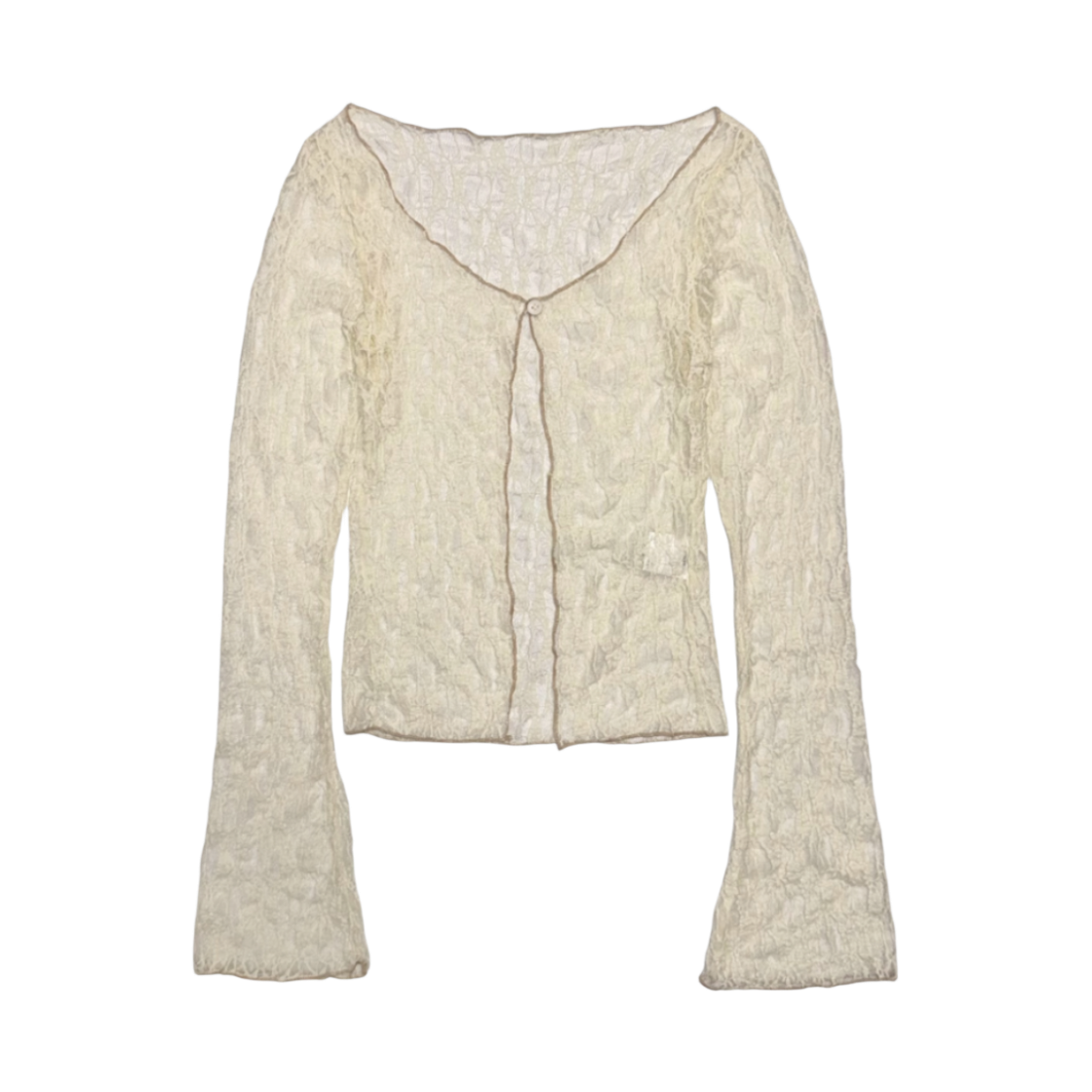 게이트리스 자가드 레이스 가디건-아이보리(Gateless Jacquard Lace Cardigan-Ivory) - 1