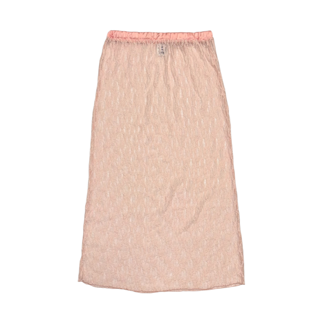 게이트리스 자가드 레이스 스커트-핑크(Gateless Jacquard Lace Skirt-Pink)
