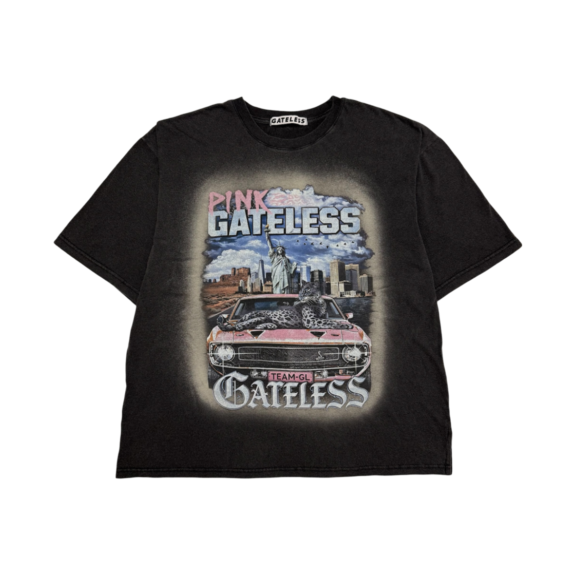 게이트리스 시티 박스티-차콜(Gateless City Box T-shirt-Charcoal)