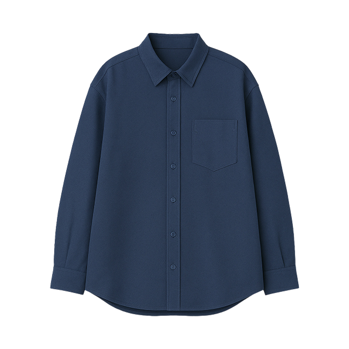 GCIN7924-네이비 GCLIP Essential Loose-Fit Oxford Shirt Navy