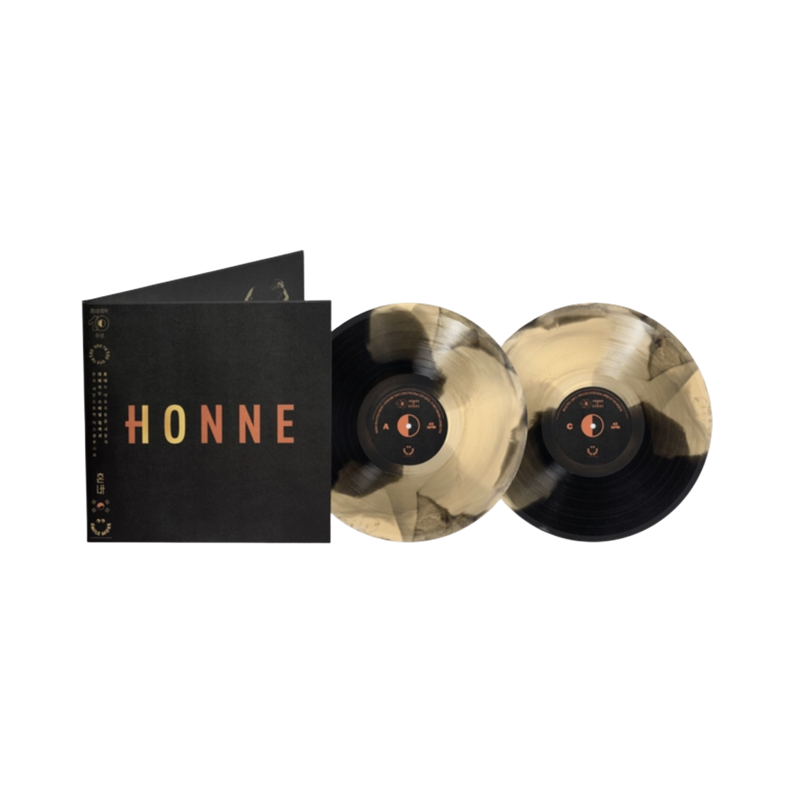 - Honne 10th Anniversary Korea Exclusive Edition LP Black Pearl Gold Swirl (2LP)