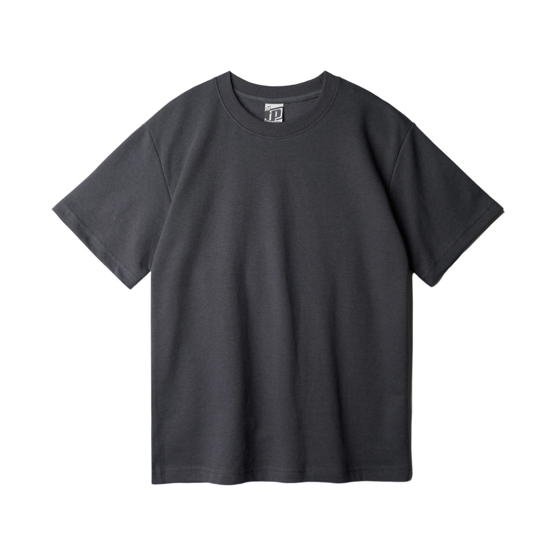 KHST1524_darkgray_k FP142 Regular Double Cotton Muji Short Sleeve Darkgray KHST1524