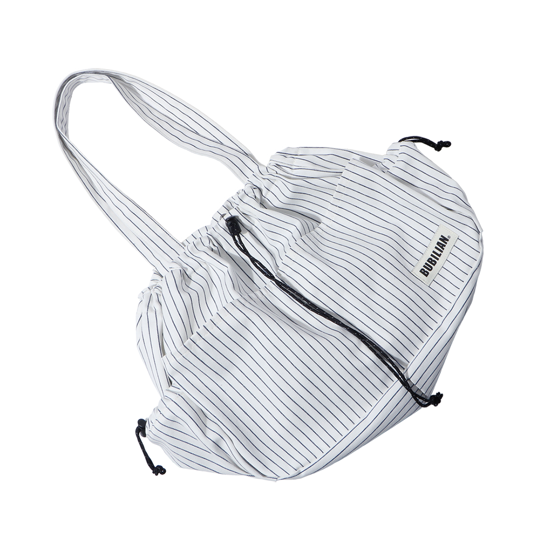 버빌리안 뉴비 숄더백 스트라이프 화이트(Bubilian Newbie Shoulder Bag Stripe white) - 3