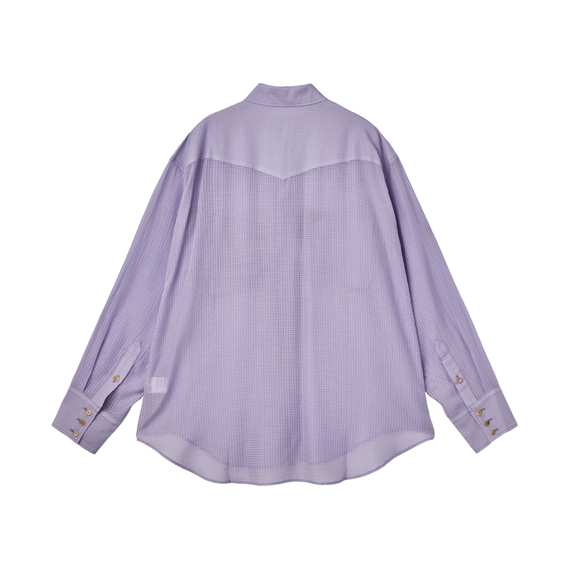 세븐 바이 세븐 스마일 포켓 시어 웨스턴 셔츠 퍼플 - 26FW(Seven By Seven Smile Pocket Sheer Western Shirts L/S Purple - 26FW) - 2