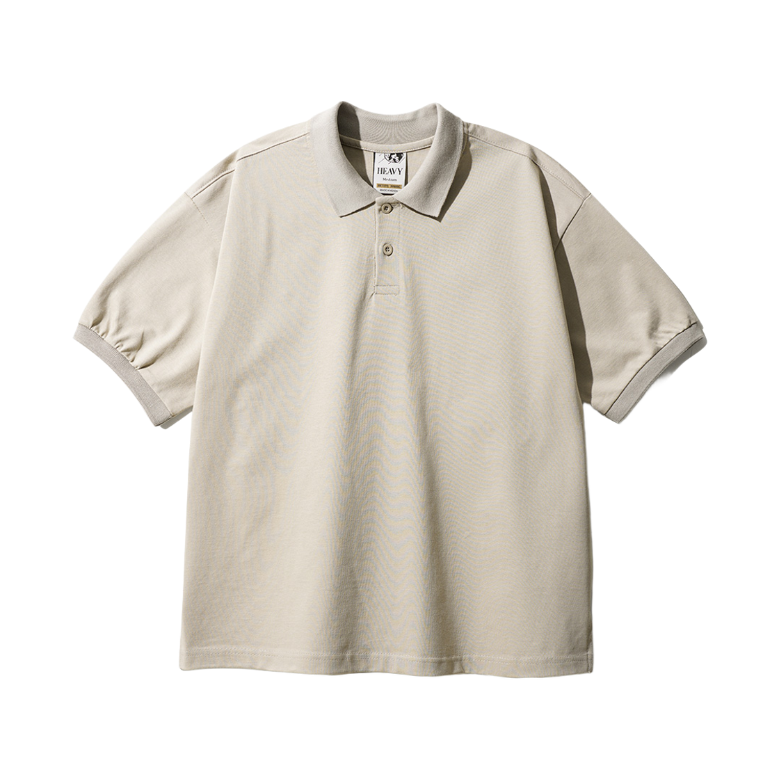 ISST1568_beige_29 FP142 Uhdont Silket Collar Short Sleeve Beige ISST1568