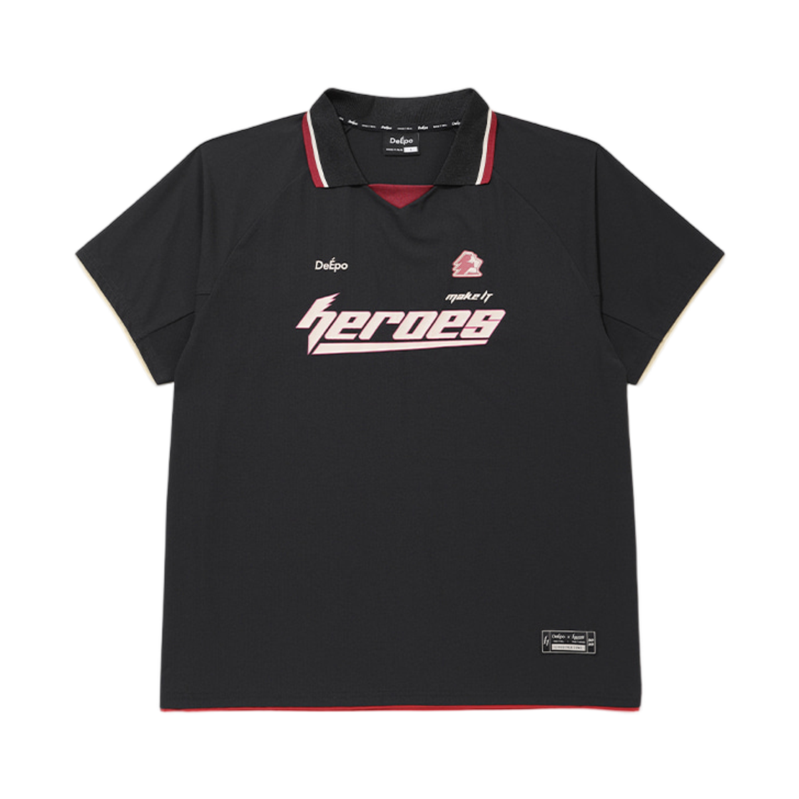 키움 히어로즈 x 디에포 26 저지 유니폼 블랙(Kiwoom Heroes x DeEpo 26 Jersey Uniform Black)