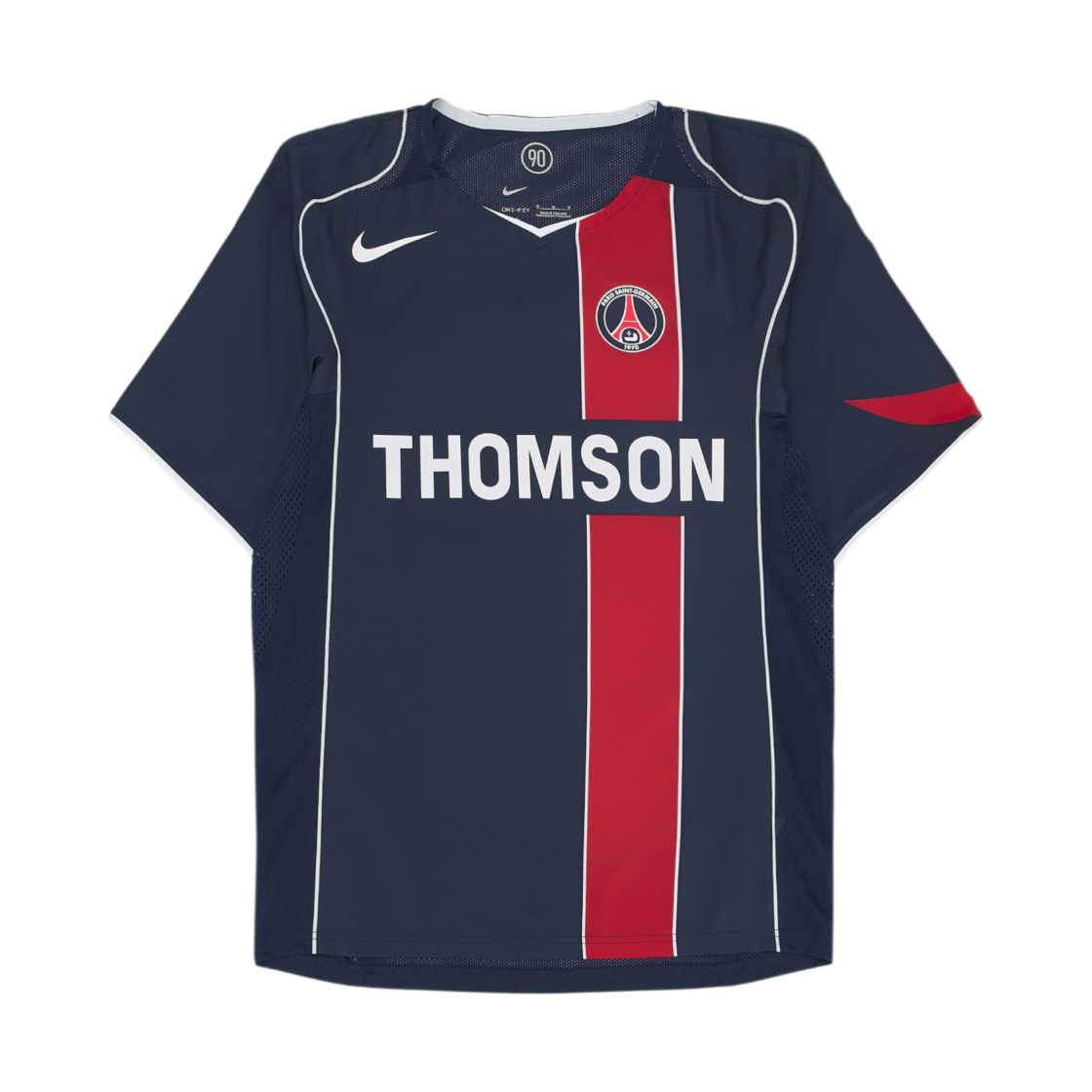 나이키 파리 생제르맹 2004 토탈 90 리이슈 사커 레플리카 저지 (논 마킹 버전)(Nike Paris Saint-Germain 2004 Total 90 Reissue Soccer Replica Jersey (Non Marking Ver.))