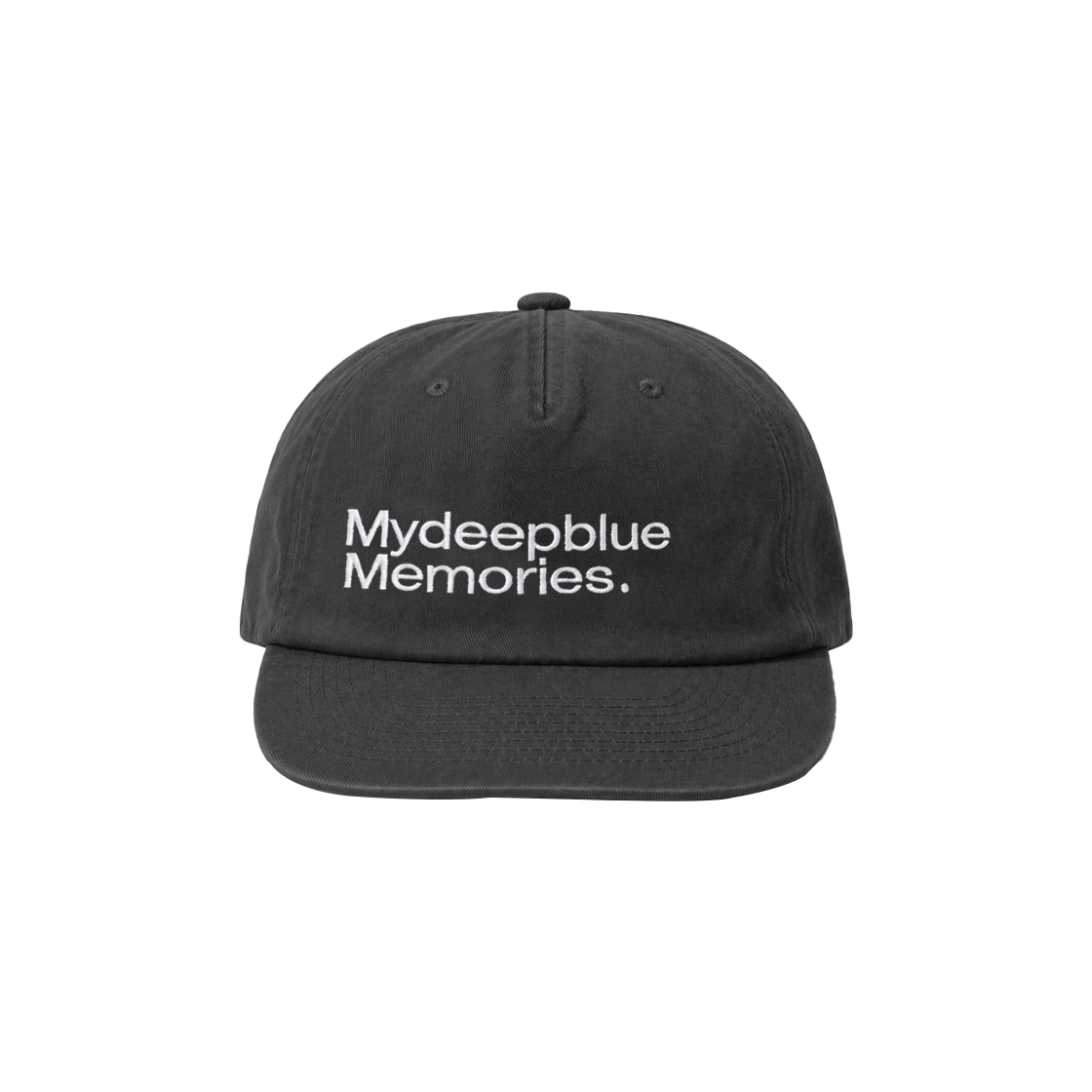 마이딥블루메모리즈 5패널 텍스트 캡 블랙(MydeepblueMemories 5 PanelMm My Text Cap Black) - 2