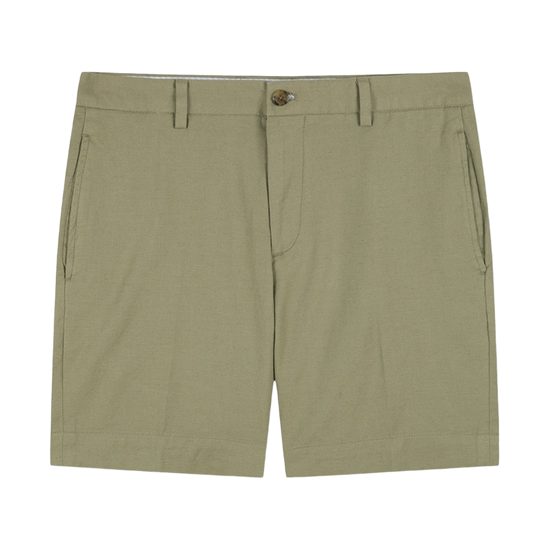 BBPSMN8957KGM BrooksBrothers Cotton Linen Shorts Olive