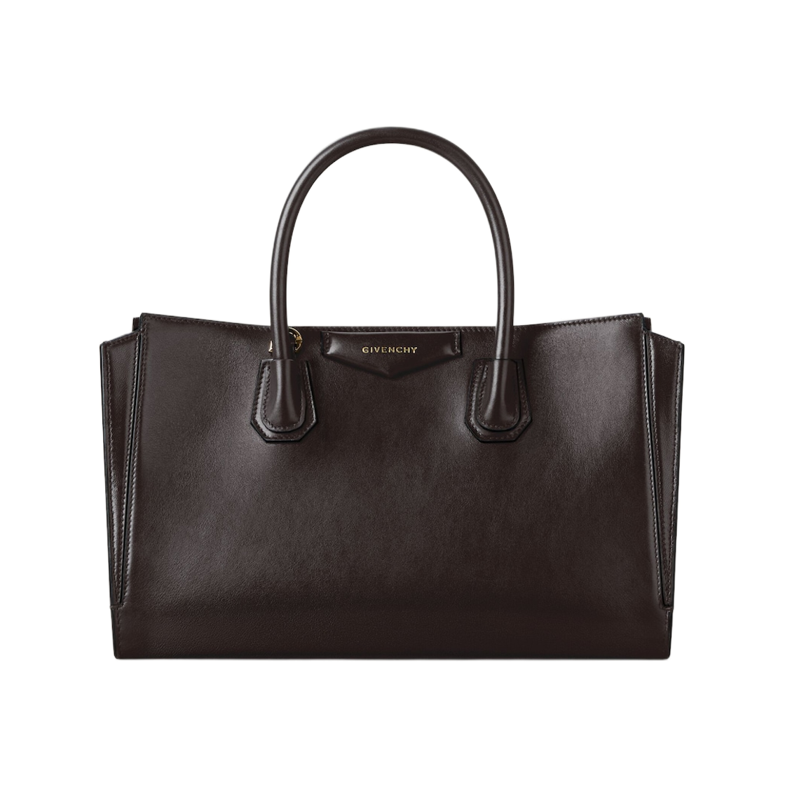 지방시 샤이니 그레인드 레더 스몰 안티고나 백 초콜릿(Givenchy Small Antigona Bag in Shiny Grained Leather Chocolate)